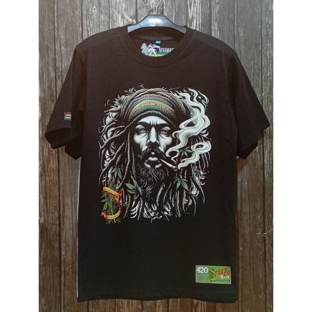 Kaos 420 leaf Original Javamaika Apparel Stuff