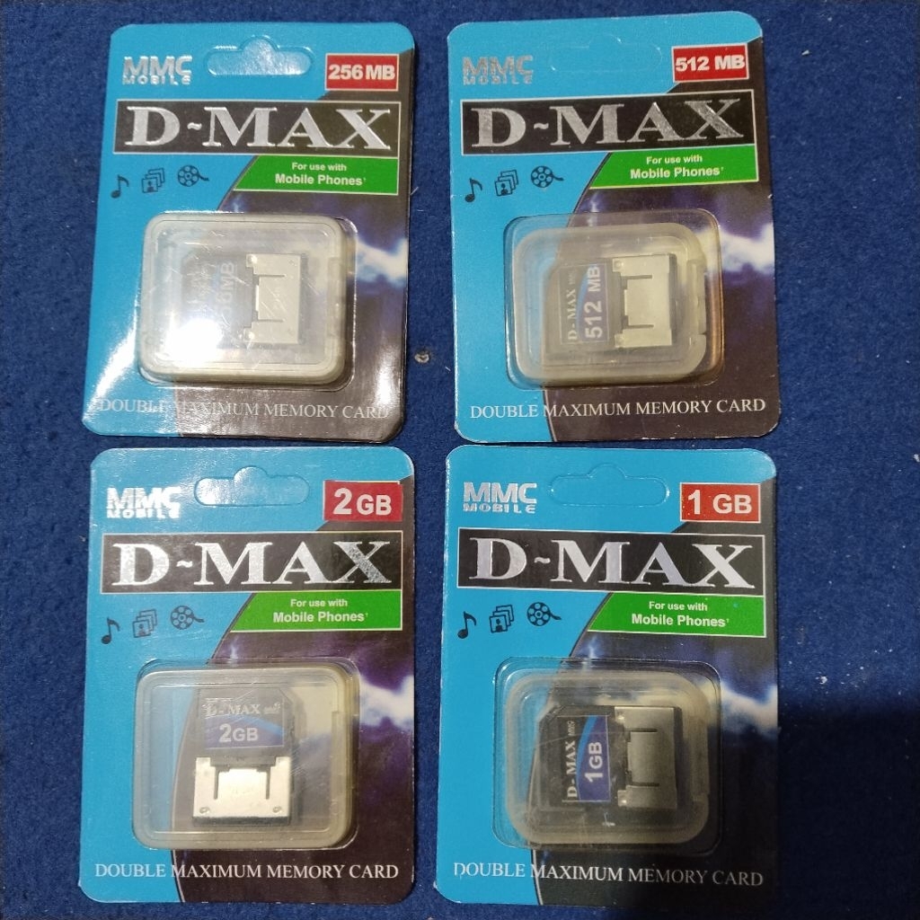 Memory MMC Mobile/D-MAX Double memory card Varian : 256MB/512MB/1GB/2GB
