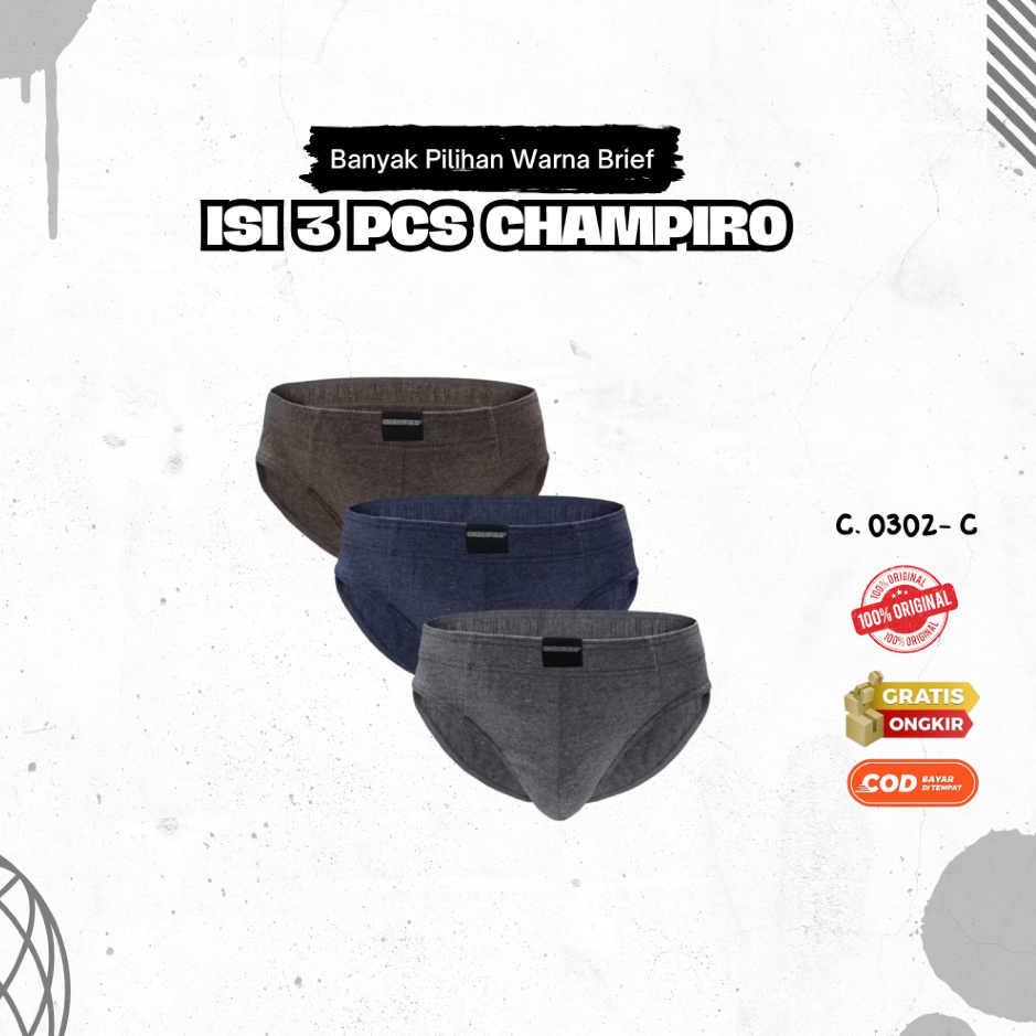 Champiro Celana Dalam Pria / Champiro Celana Dalam Pria Kode C.0302-C