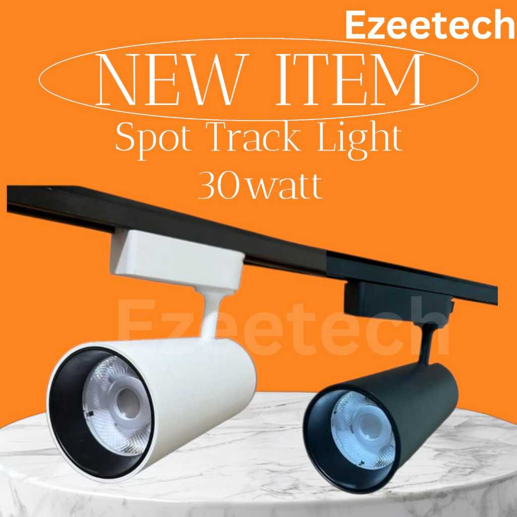 Lampu Sorot Spot Rel Spot Light Track Rel 30w Tembak Sorot Led