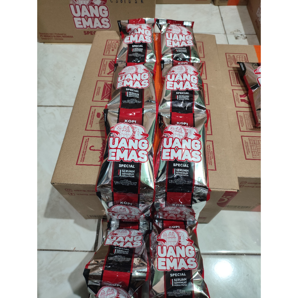 Kopi Uang Emas 30 Gram Rentengan isi 10 sachet