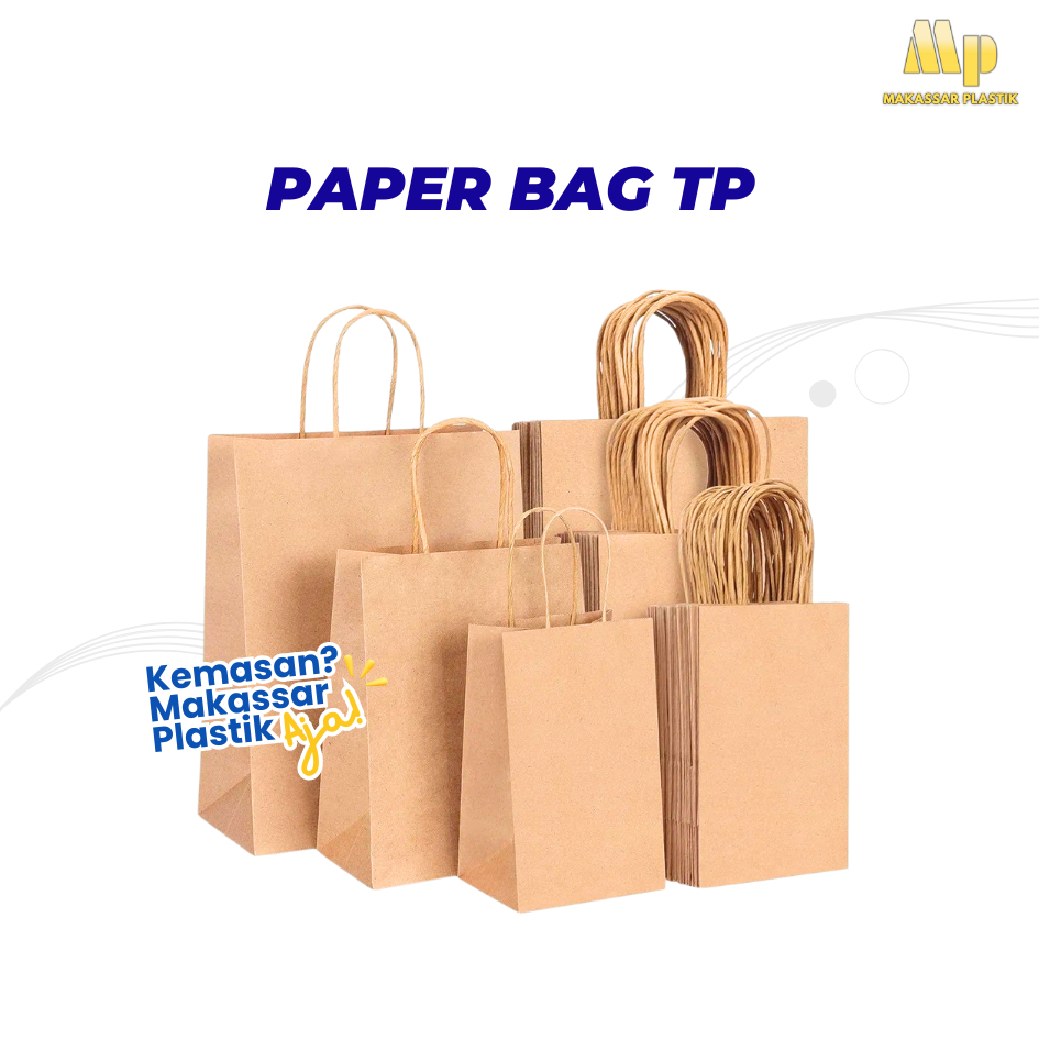

PAPER BAG TP / TAS KERTAS TP / TAS BELANJA / TAS KADO @10 LBR