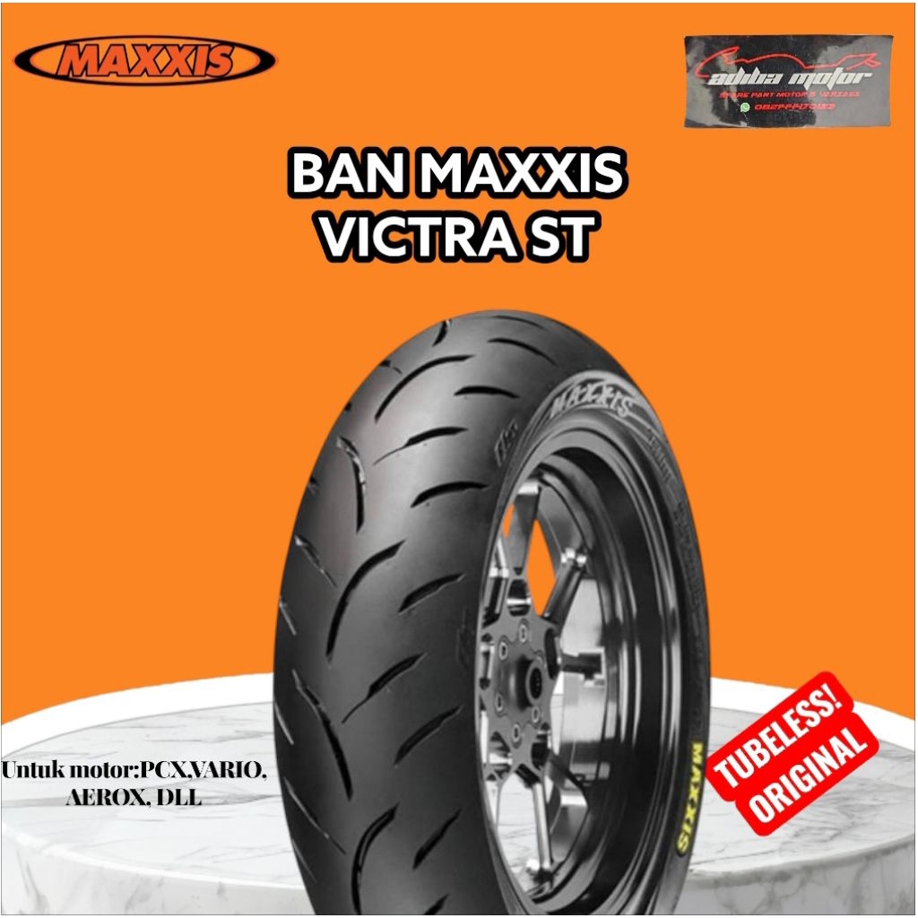 [READY COD] Ban Luar Tubles Maxis Victra st 110/70-14&120/70-14 Untuk Motor Pcx, Aerox, Vario dll