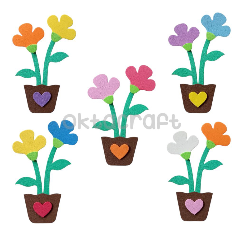 1 pcs/hiasan bunga/hiasan rumput/hiasan dinding kelas tk/hiasan dinding kelas sd/hiasan dinding/hias