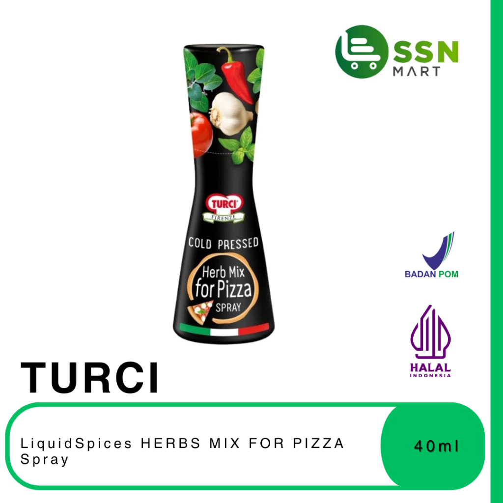 

SSNMart Turci LiquidSpices HERBS MIX FOR PIZZA Spray 40ml