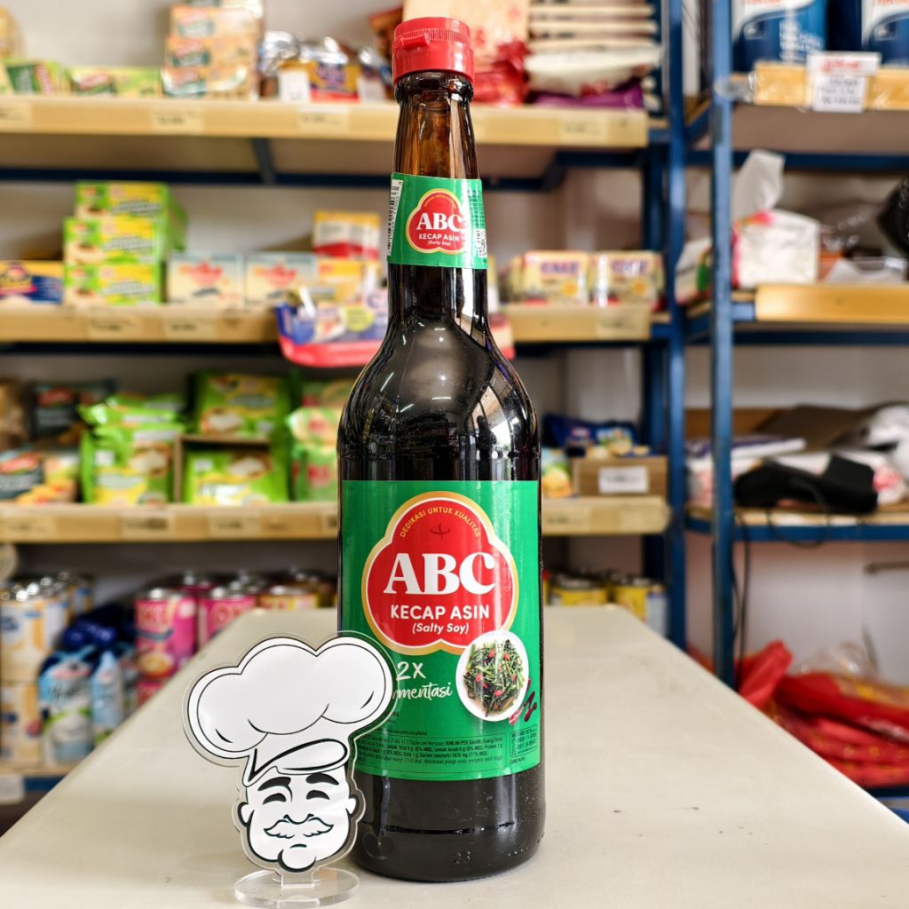 Kecap Asin Botol ABC / Kecap ABC Asin Botol 620 Ml