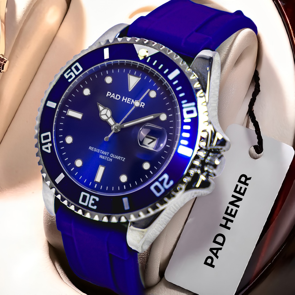 PAD HENER SKY MASTER Blue Rubber Jam Tangan Original Strap Quick Release COD