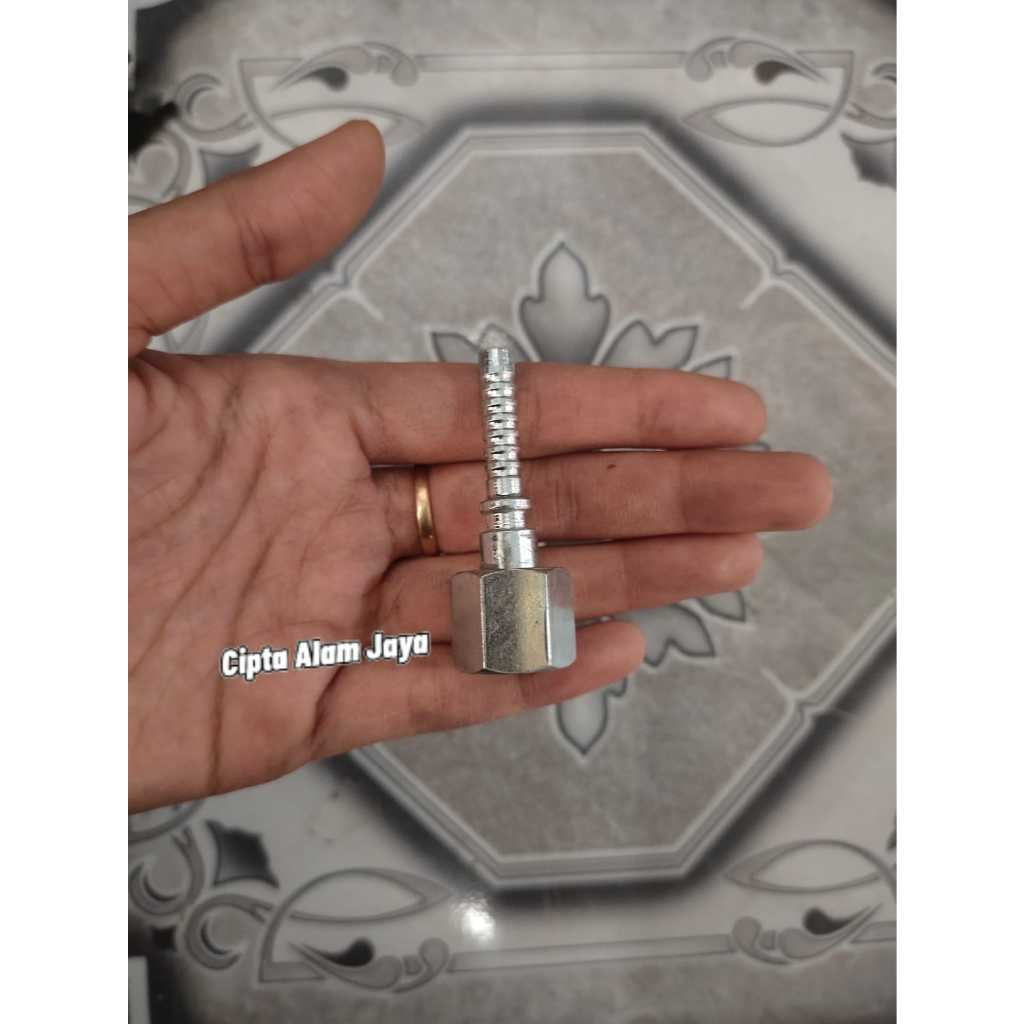 Nepel selang jet cleaner 1/4" × M14 untuk sambungan ke gun lakoni, H&L