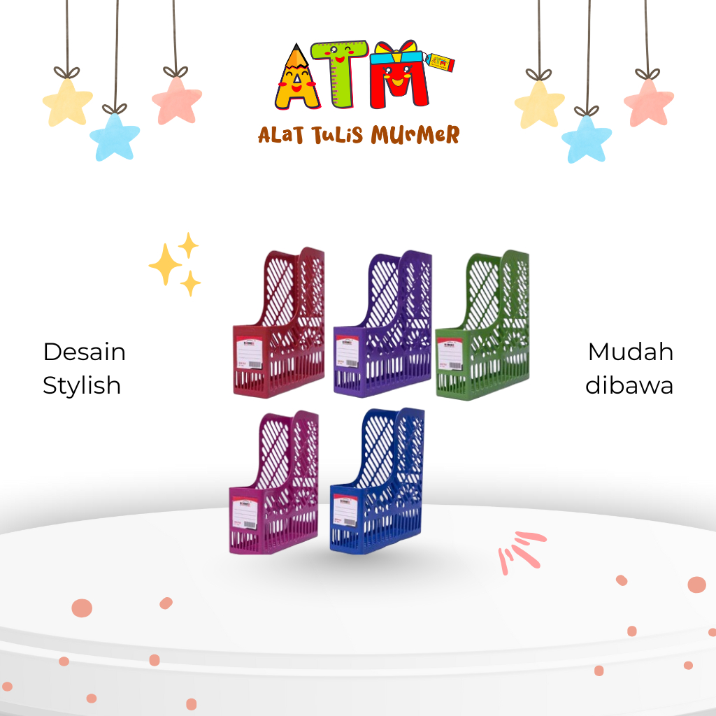 

Folder/Organizer/Tempat File/Borneo Box File Plastik -1 Pcs