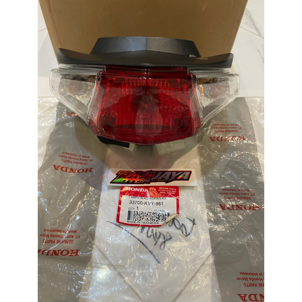 stoplamp assy lampu stop rem belakang set honda beat old karburator 33700KVY961 original hgp ahm bar