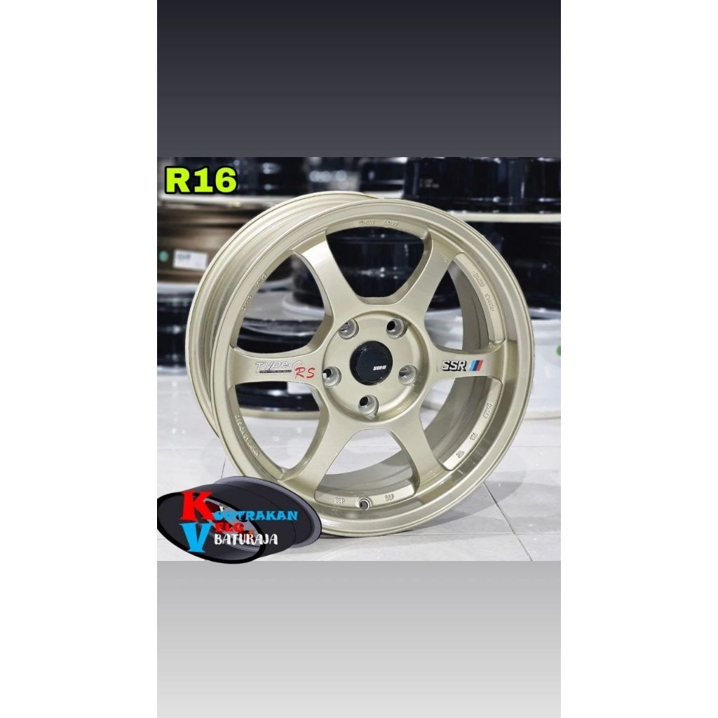 Velg SSR Type C R16 Matte Gold 5x114 ( INNOVA ERTIGA RUSH TERIOS XPANDER DLL)