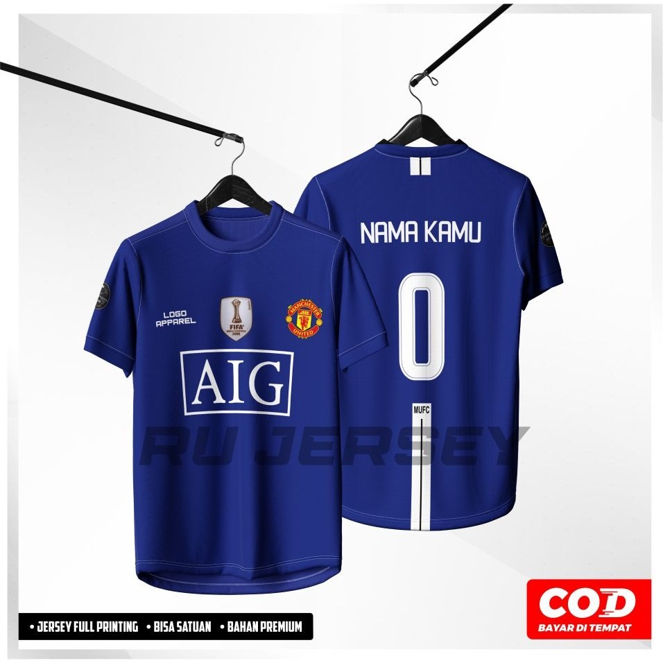 Jersey MU UTD 2008 3rd Full Printing