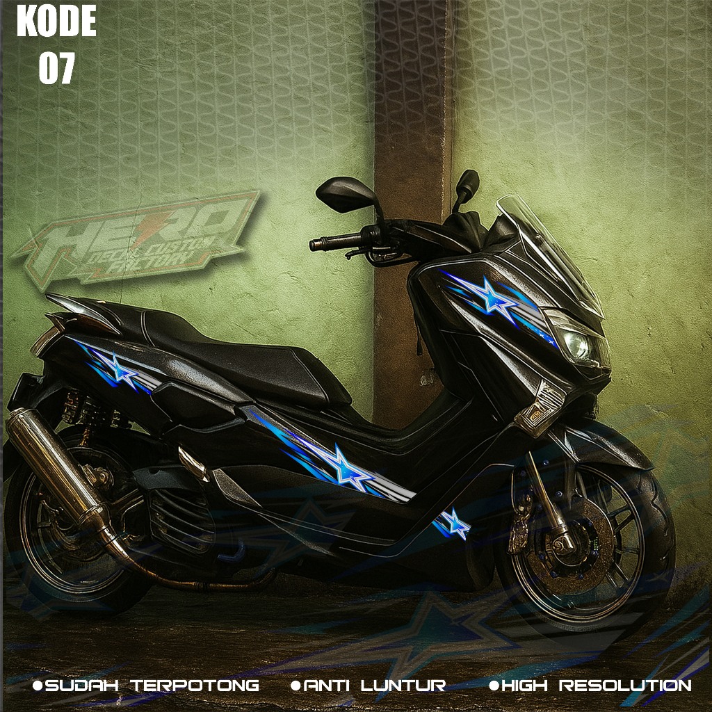 07 STRIPING MOTOR NMAX OLD - STIKER NMAX OLD VARIASI PREMIUM