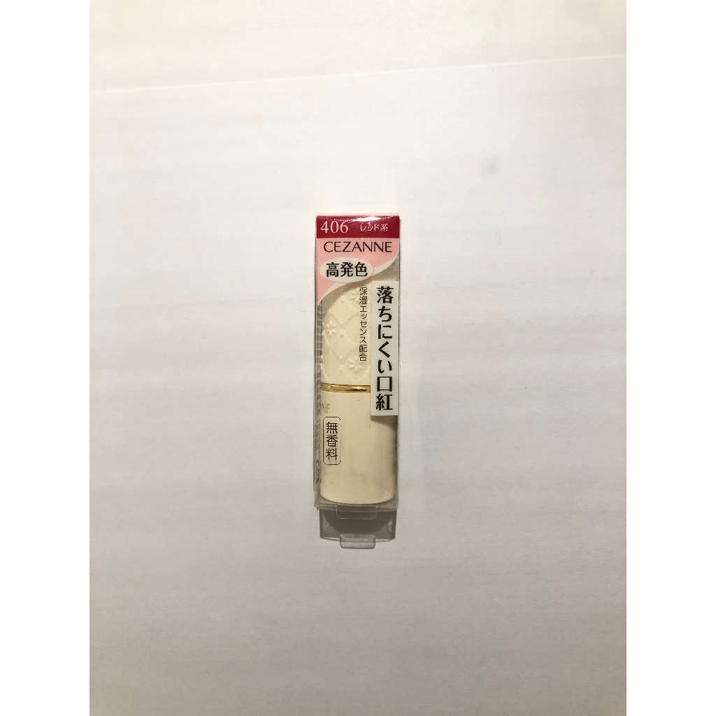 Cezanne Lasting Lip Color 406 | Lipstick Jepang Merah Elegan Tahan Lama