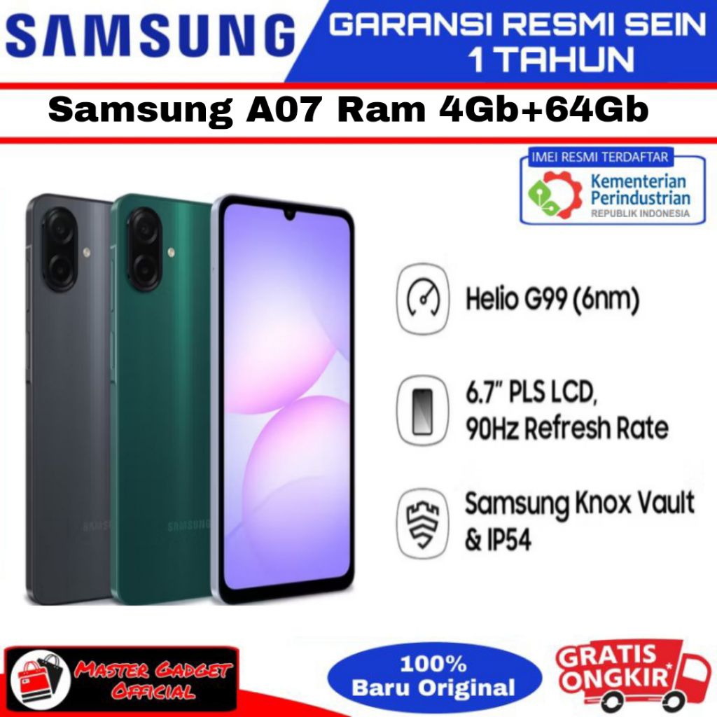 hp samsung A07 [4 64gb] A06  [4gb 64gb 128gb] dan a04 [4gb 64gb]  garansi resmi samsung sein