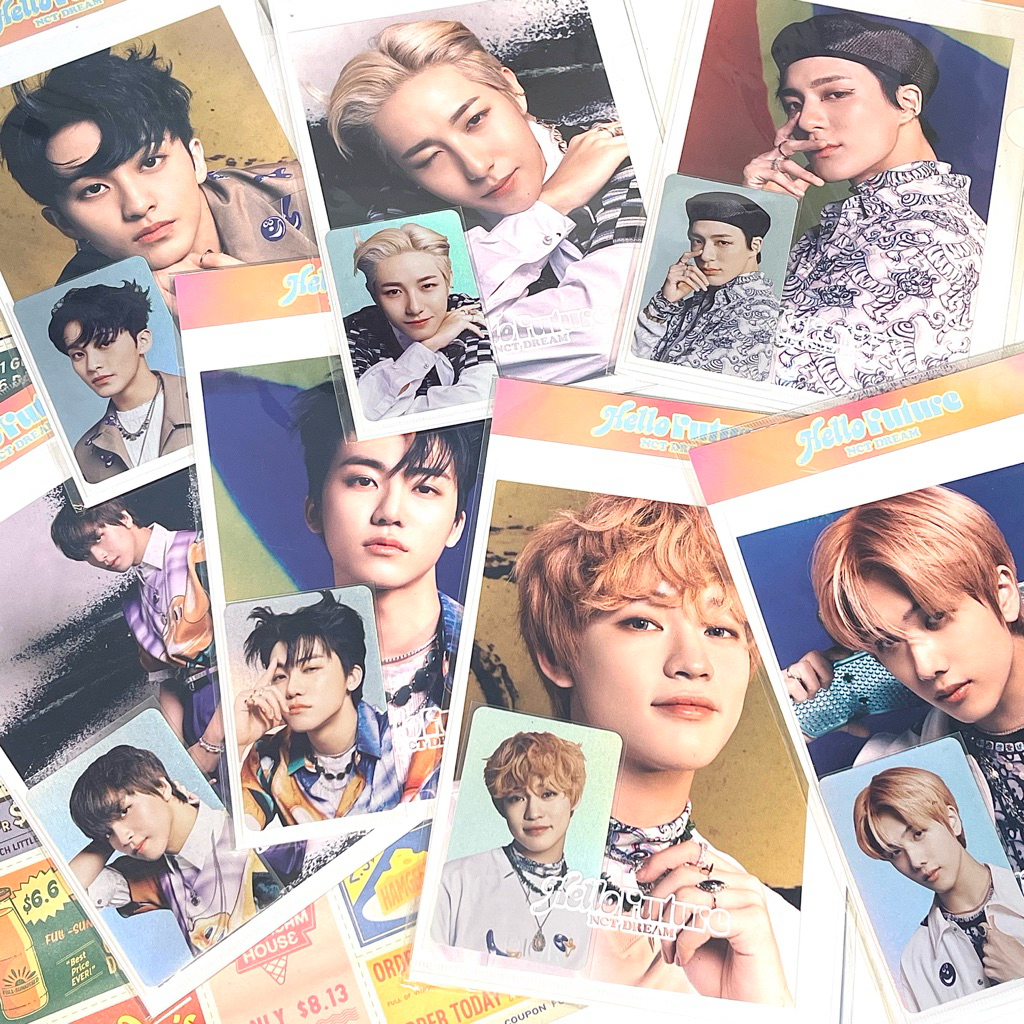 NCT DREAM HELLO FUTURE POSTCARD HOLOGRAM PHOTOCARD PC HOLO FULLSET MARK RENJUN JENO HAECHAN JAEMIN C