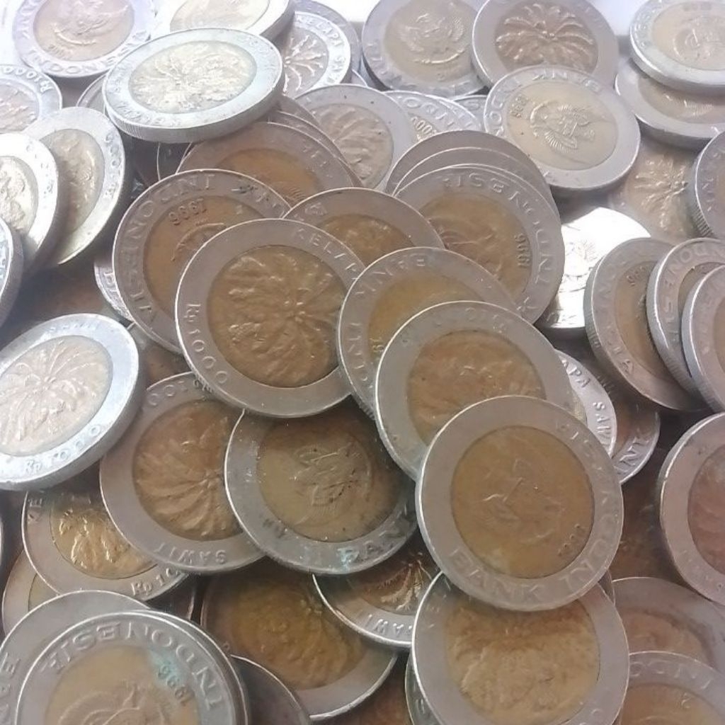 UANG KUNO 1000 KELAPA SAWIT ASLI