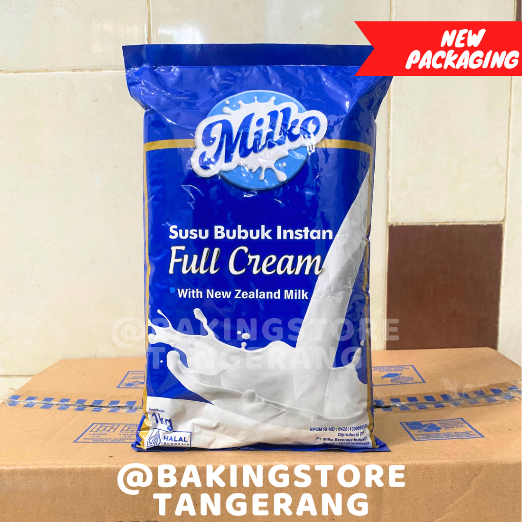 Milko Susu Bubuk Instan Rasa Original 1 Kg | NZMP - Full Cream | HALAL