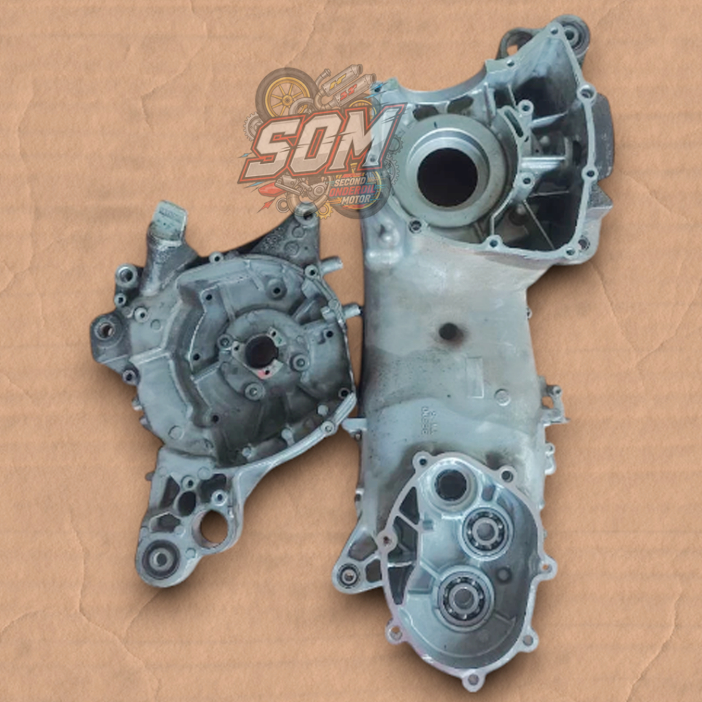 CRANKCASE BLOK KALTER TENGAH KANAN KIRI NOMER MESIN KRENGKES OLD AEROX 155 YAMAHA LEXI 125 KODE B65