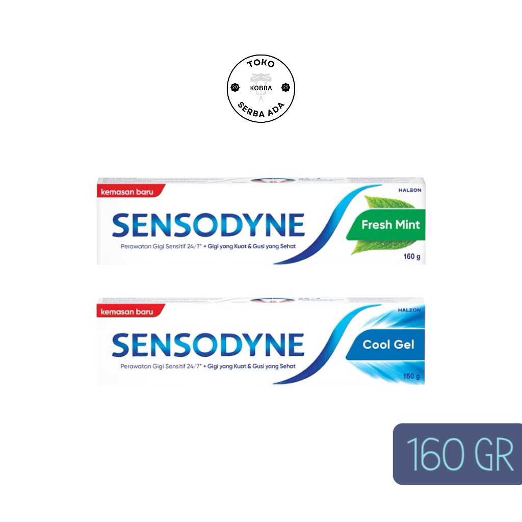 Sensodyne Toothpaste 160GR Fresh Mint/ Cool Gel | Sensodyne Pasta Gigi Fresh Mint/ Cool Gel 160GR