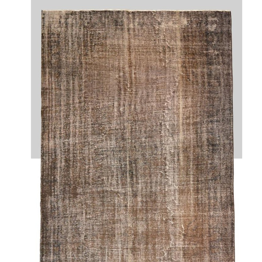 Karpet Handmade Turki Tebal Overdyed Brown 204X306