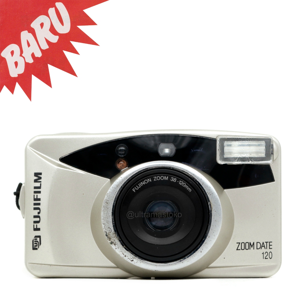 Kamera Film Analog FUJIFILM ZOOM DATE 120 - Point & Shoot 35mm Fokus Otomatis AF Gulung Otomatis