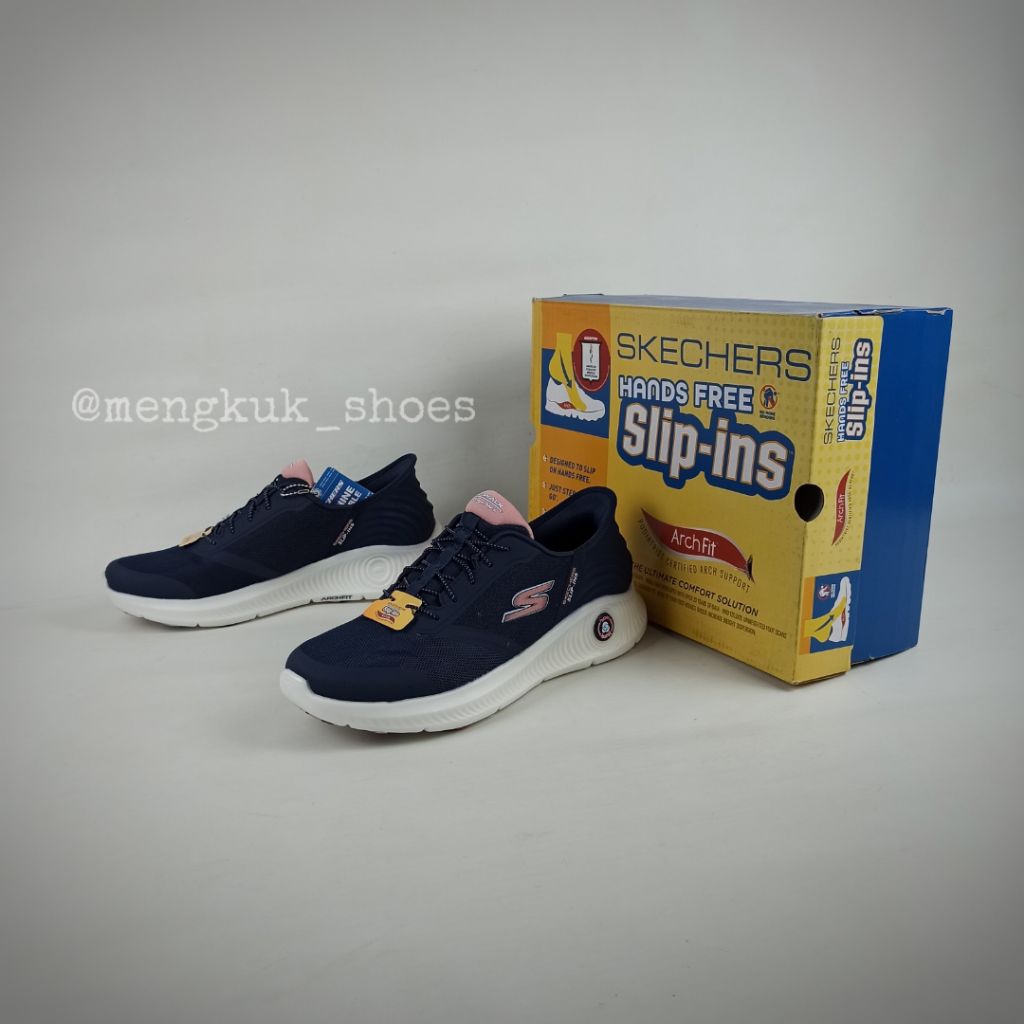 Sneakers Sport Skechers Go Walk Anywhere Vivi NAVY size 37.5 size 40  BNIB Original - SEPATU SEMI SL