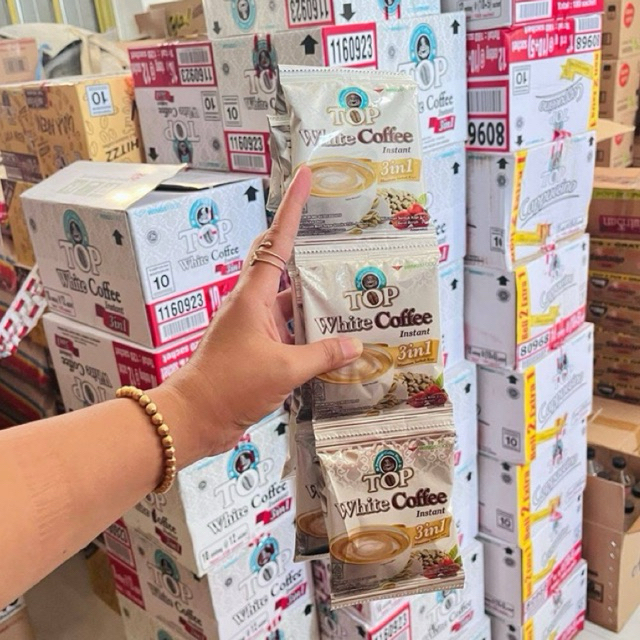 

Top White Coffe 1 Karton isi 10 renceng