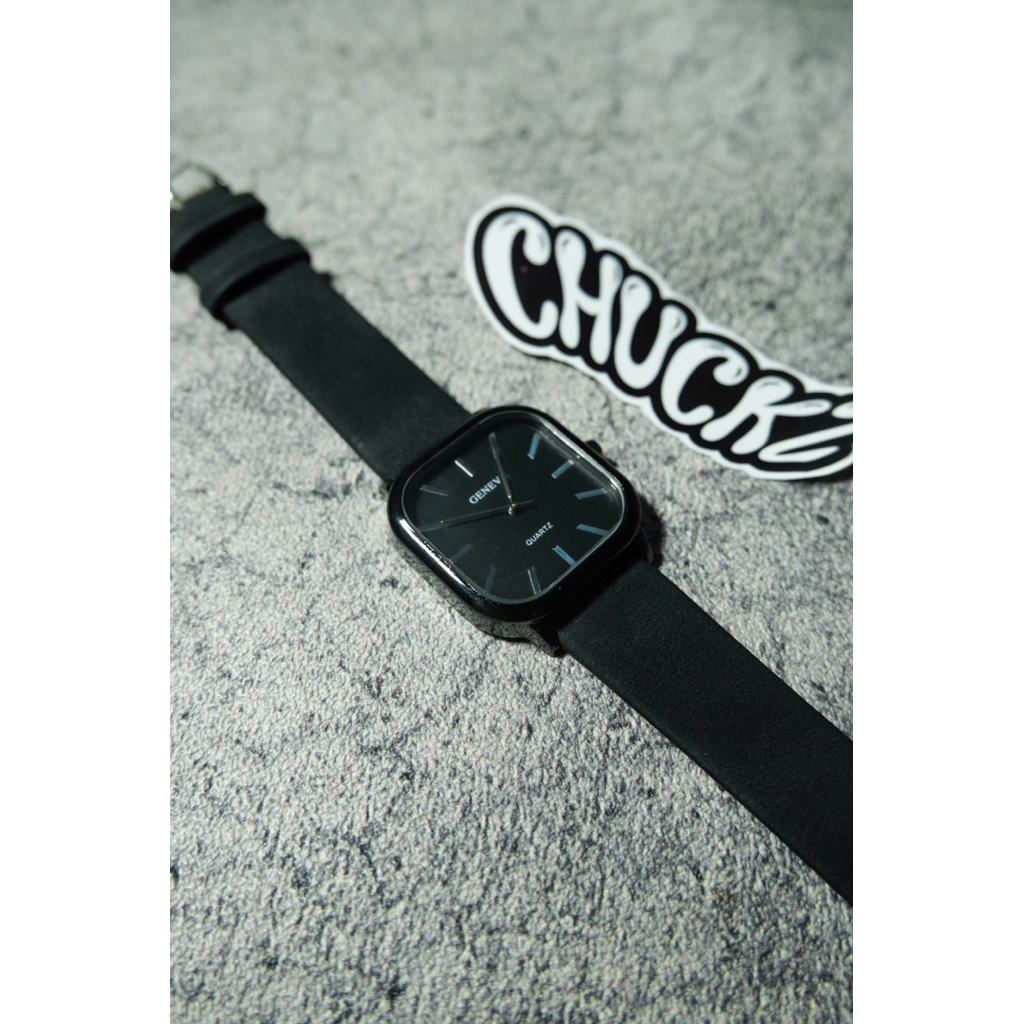 geneva watch black