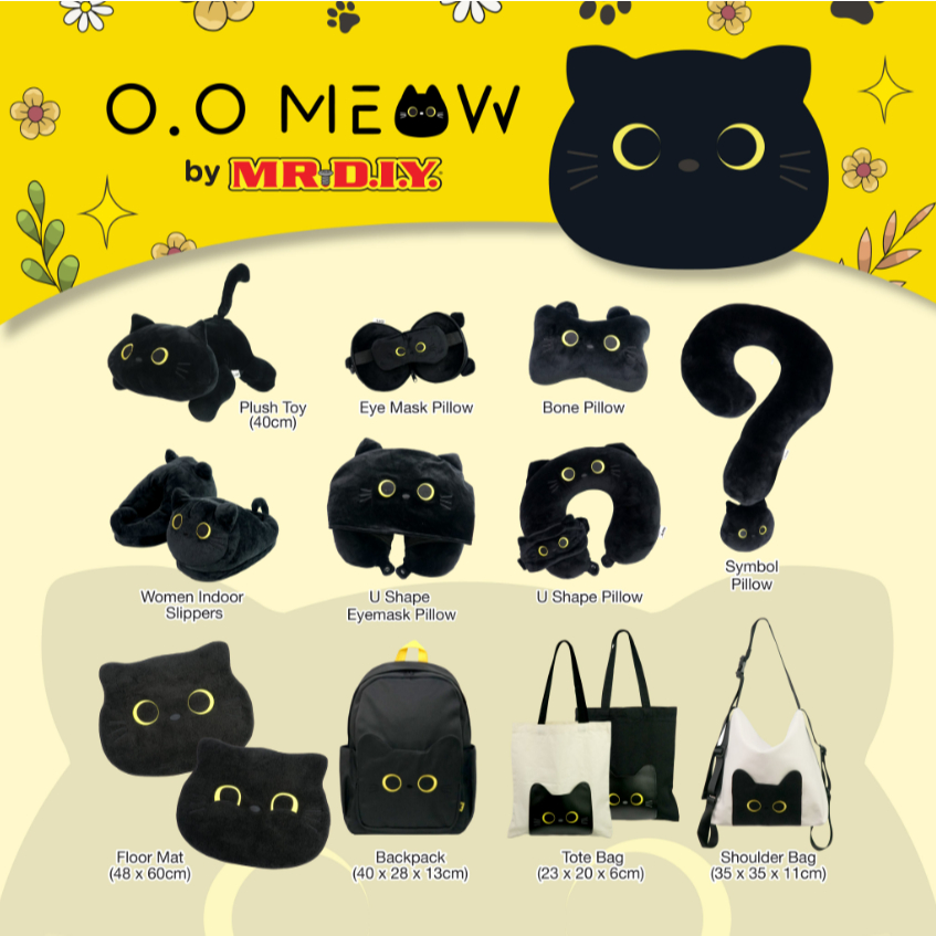 [ KIDSZONEEE ] Black Kitten, Capybara and Bear Series MR.DIY (LIMITED PRODUK)