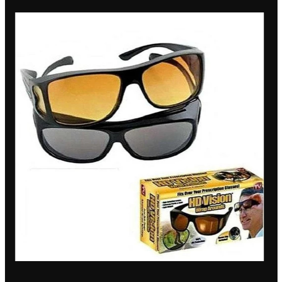 AL 1 Box isi 2 Kacamata Berkendara HD Vision UV