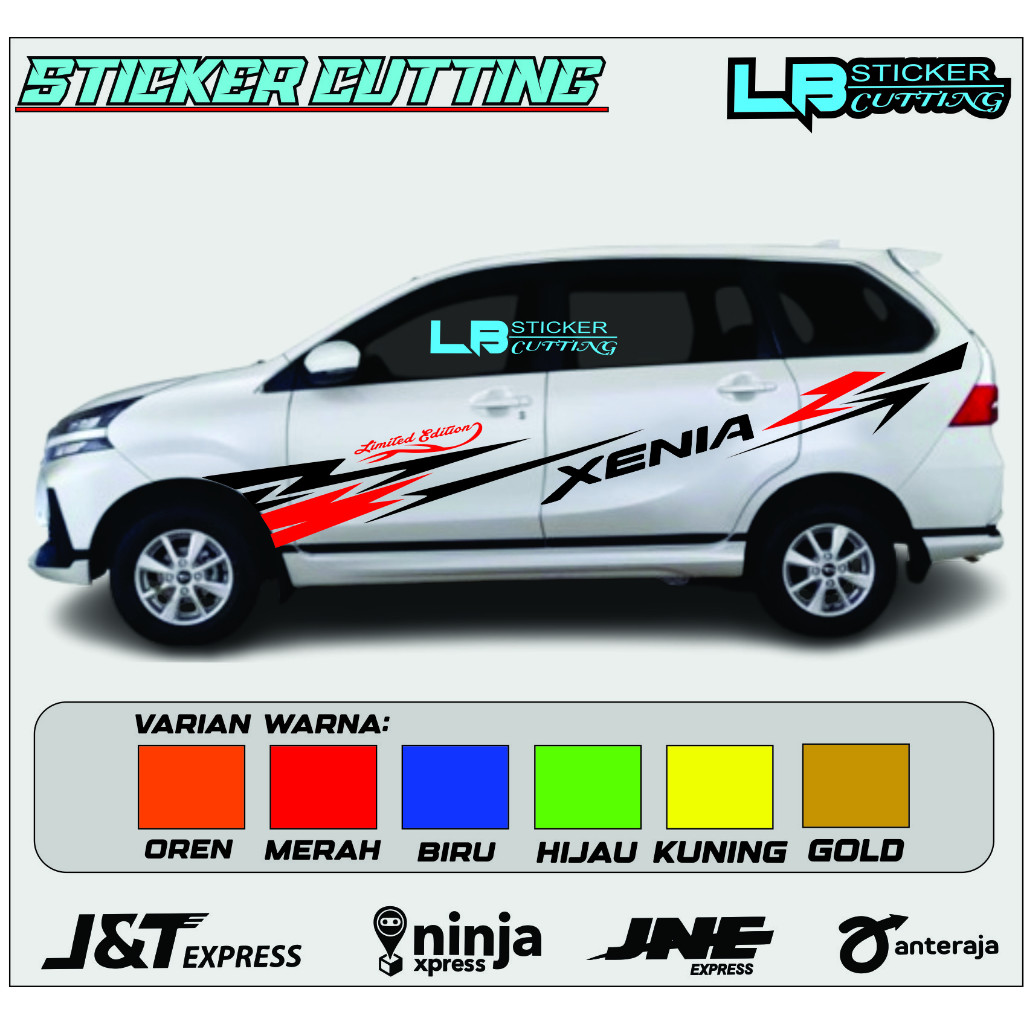 Stiker Cutting Mobil Xenia Stiker Variasi Bodi Samping Mobil Daihatsu Xenia