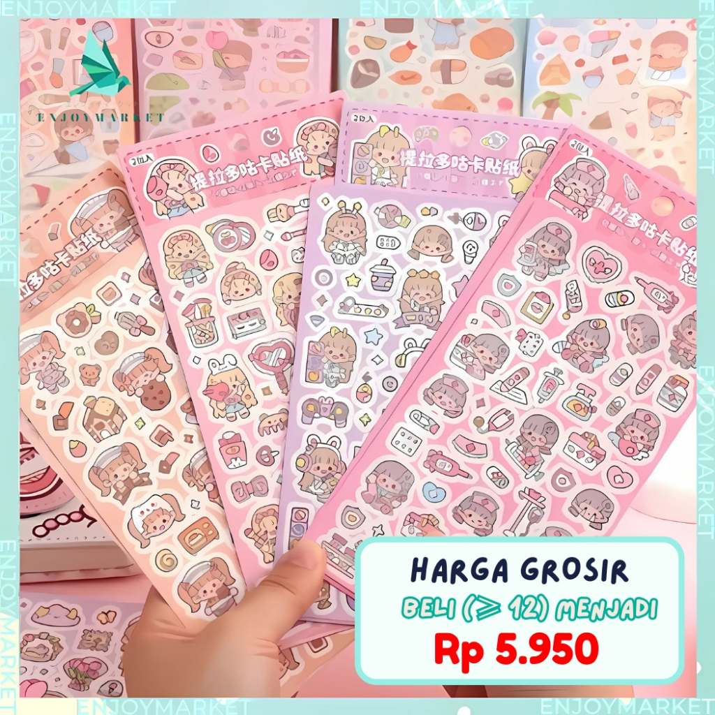 

Stiker Photocard Kpop Glitter Hologram & Cute Buat Dekor DIY Case HP TLD135