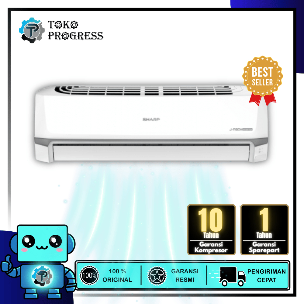 AC SHARP 1 PK AH-X10ZY J-TECH INVERTER