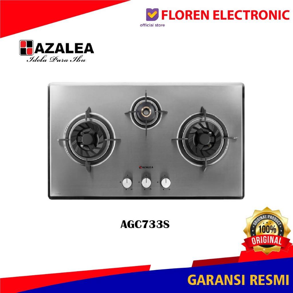 Azalea AGC733S Kompor Tanam Gas 3 Tungku Stainless steel 77cm Garansi Resmi Azalea
