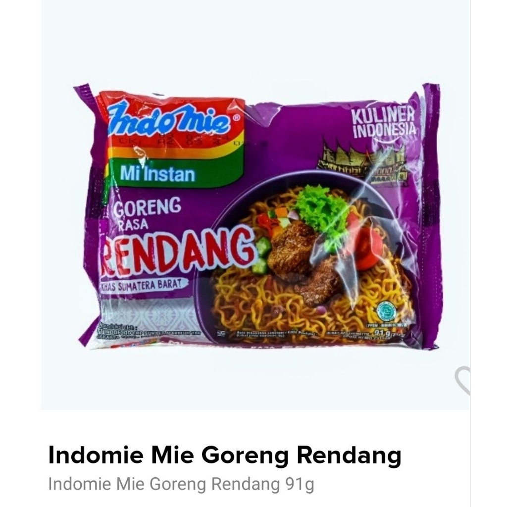 

indomie goreng rendang