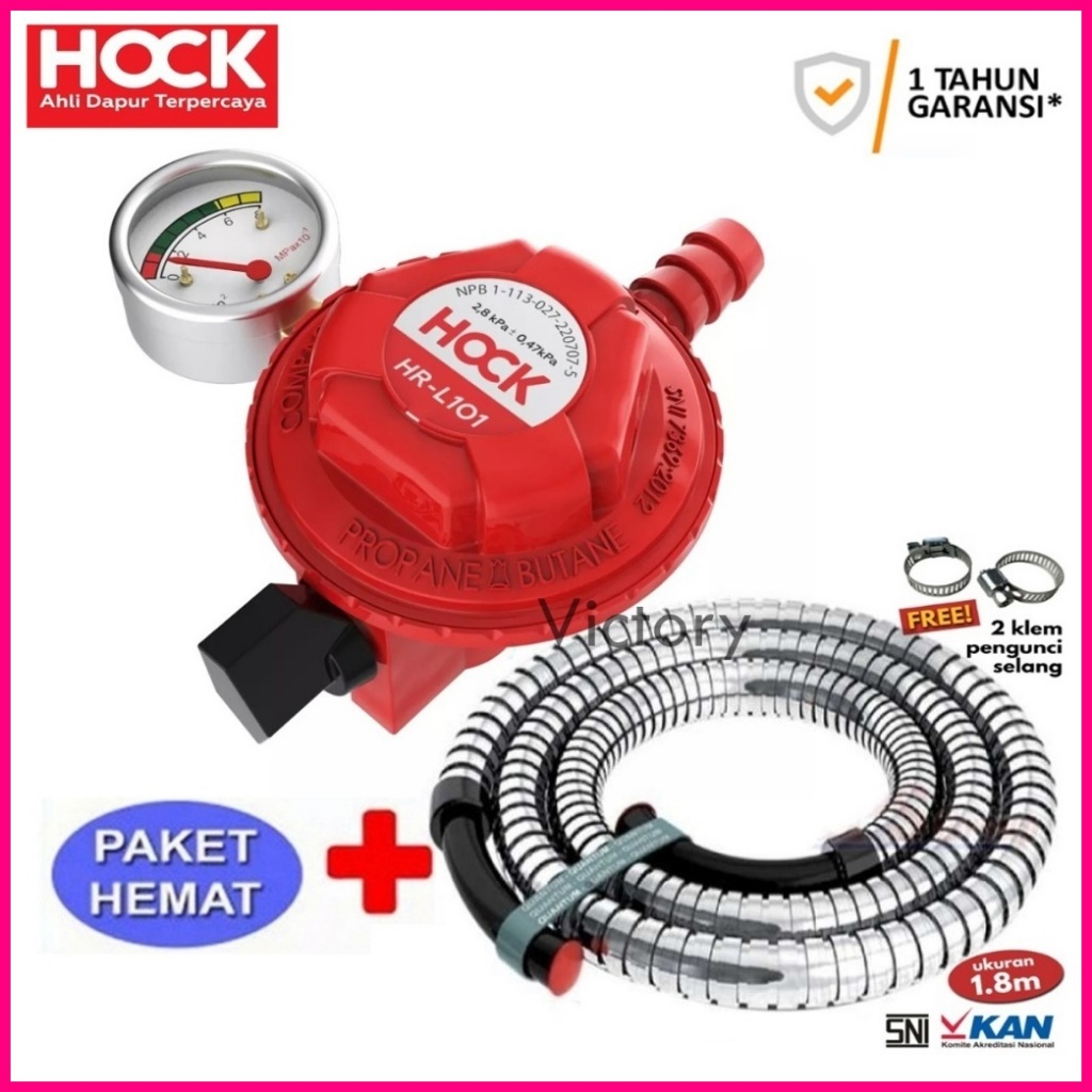 Hock Regulator Kompor Gas Tekanan Rendah / Regulator Kompor Gas Hock