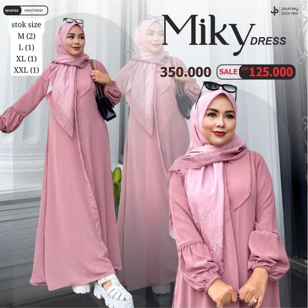 Gamis Journey MIKY DRESS Ori