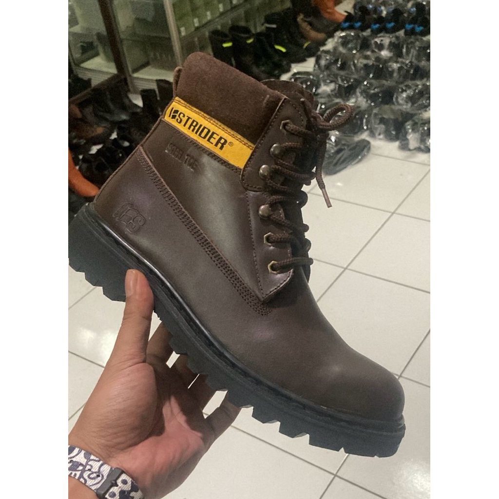Sepatu Kulit Safety Batant Stride