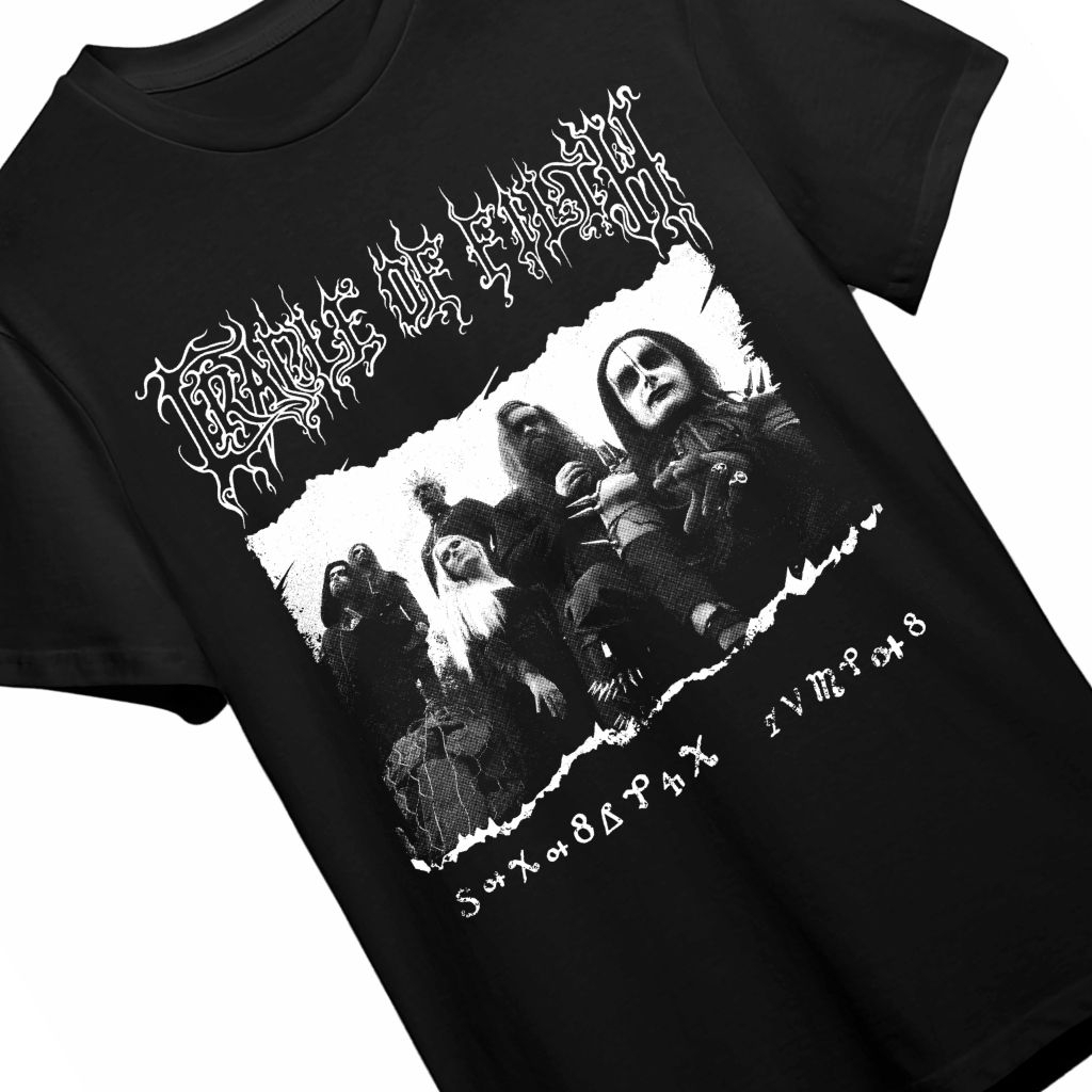 Kaos Cradle Of Filth - Valkyrie Baju Metal Original Distro Kaos Black Metal Baju Distro T-Shirt Band