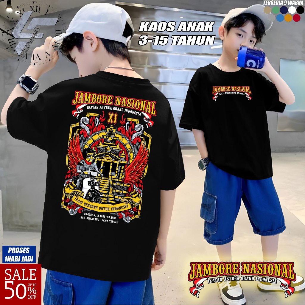 Kaos ANAK Jambore Nasional - Ikatan Astrea Grand Indonesia - Kaos Astrea Grand - Apparel Jambore Nas
