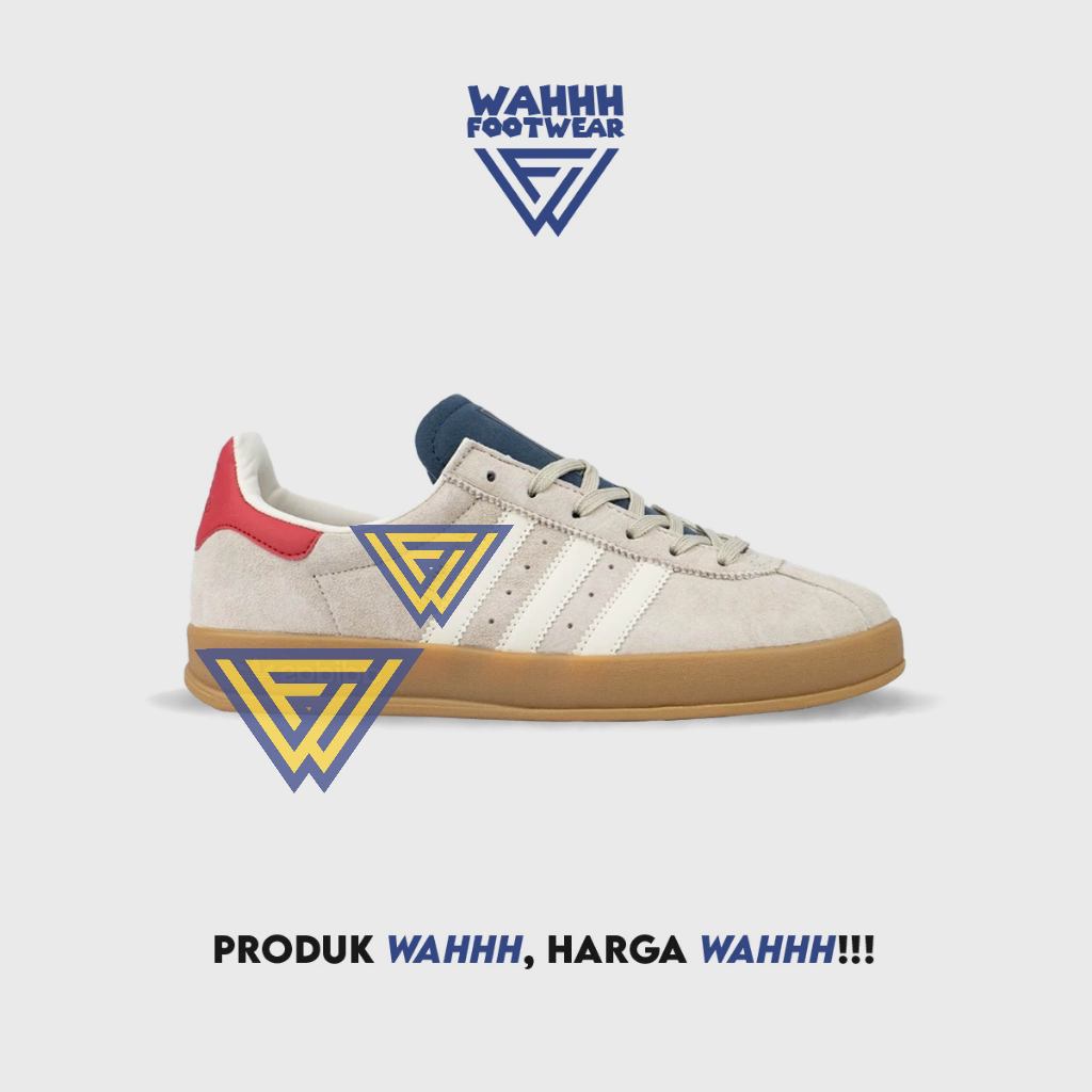 Adi/das Broomfield - Beige Blue Red Gum