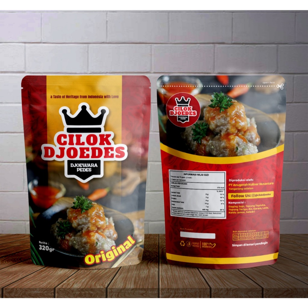 

Cilok Djoedes Camilan Frozen Rasa Original