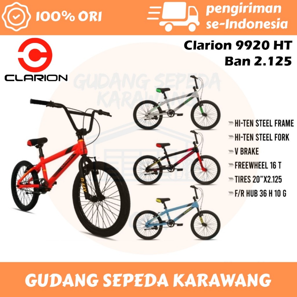Sepeda BMX 20 inc Clarion 9920 HT Sepeda Anak Murah