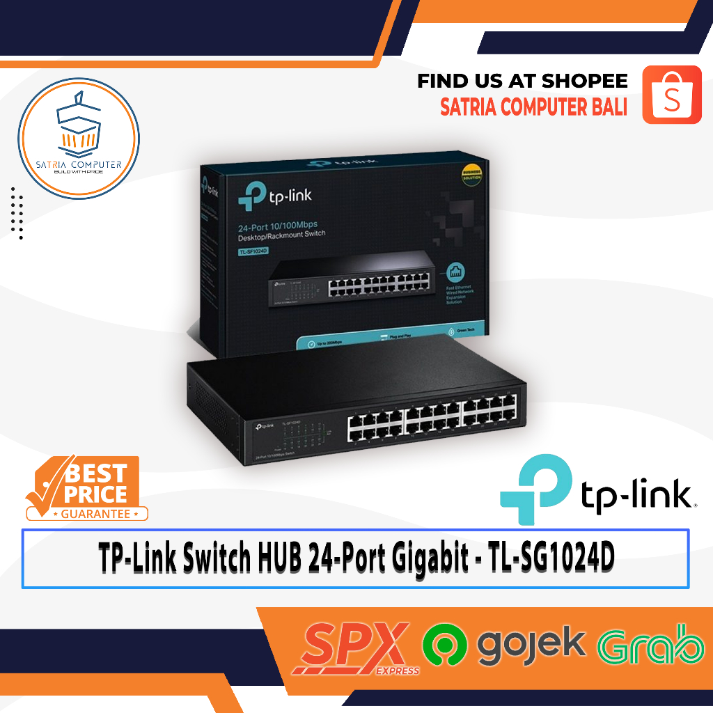 TP-Link Switch HUB 24-Port Gigabit - TL-SG1024D