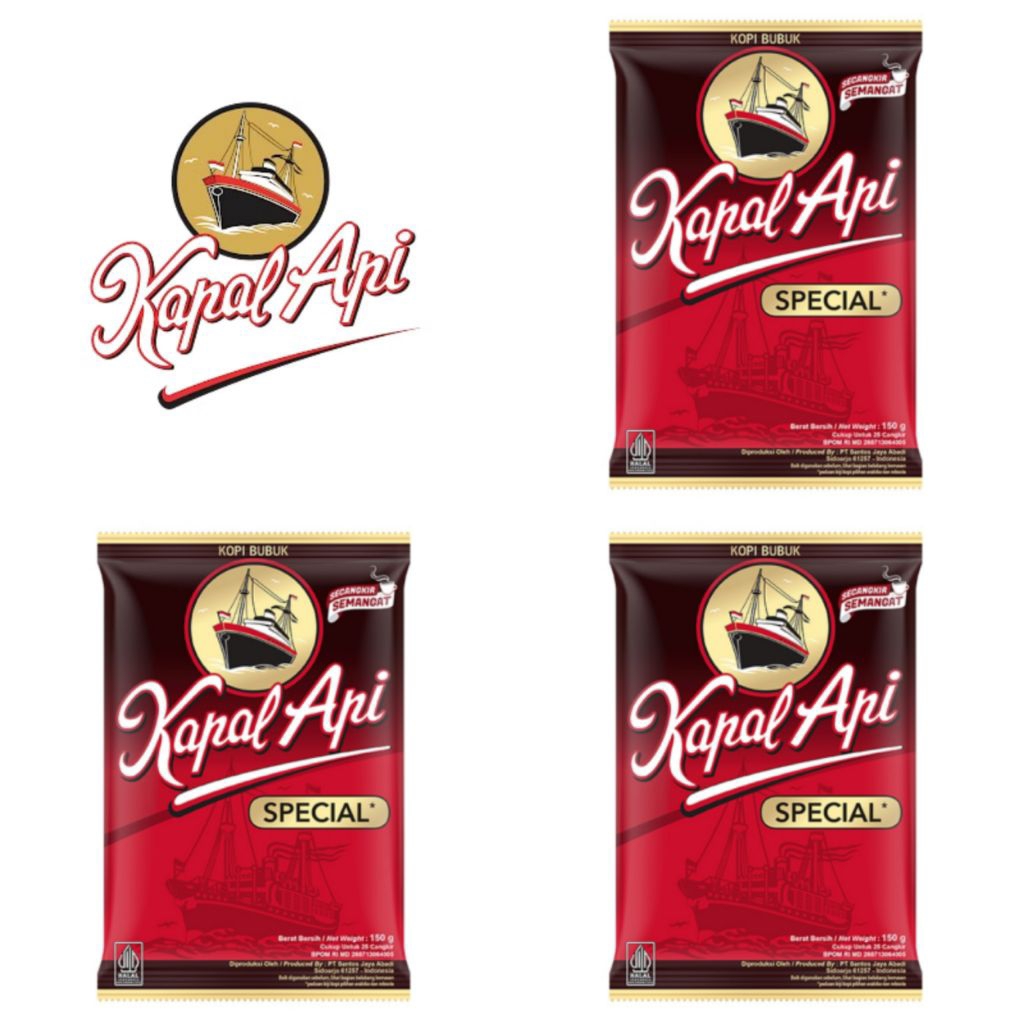 

Kapal Api Kopi Bubuk Instan Spesial 150 Gr