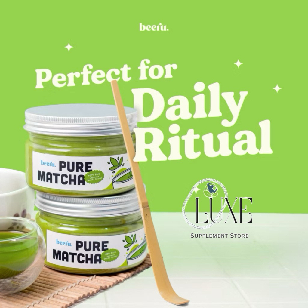 

PROMO TERMURAH!! Beeru PURE MATCHA Powder 50gram/ 100gram - Bubuk Pure Matcha Premium Jepang