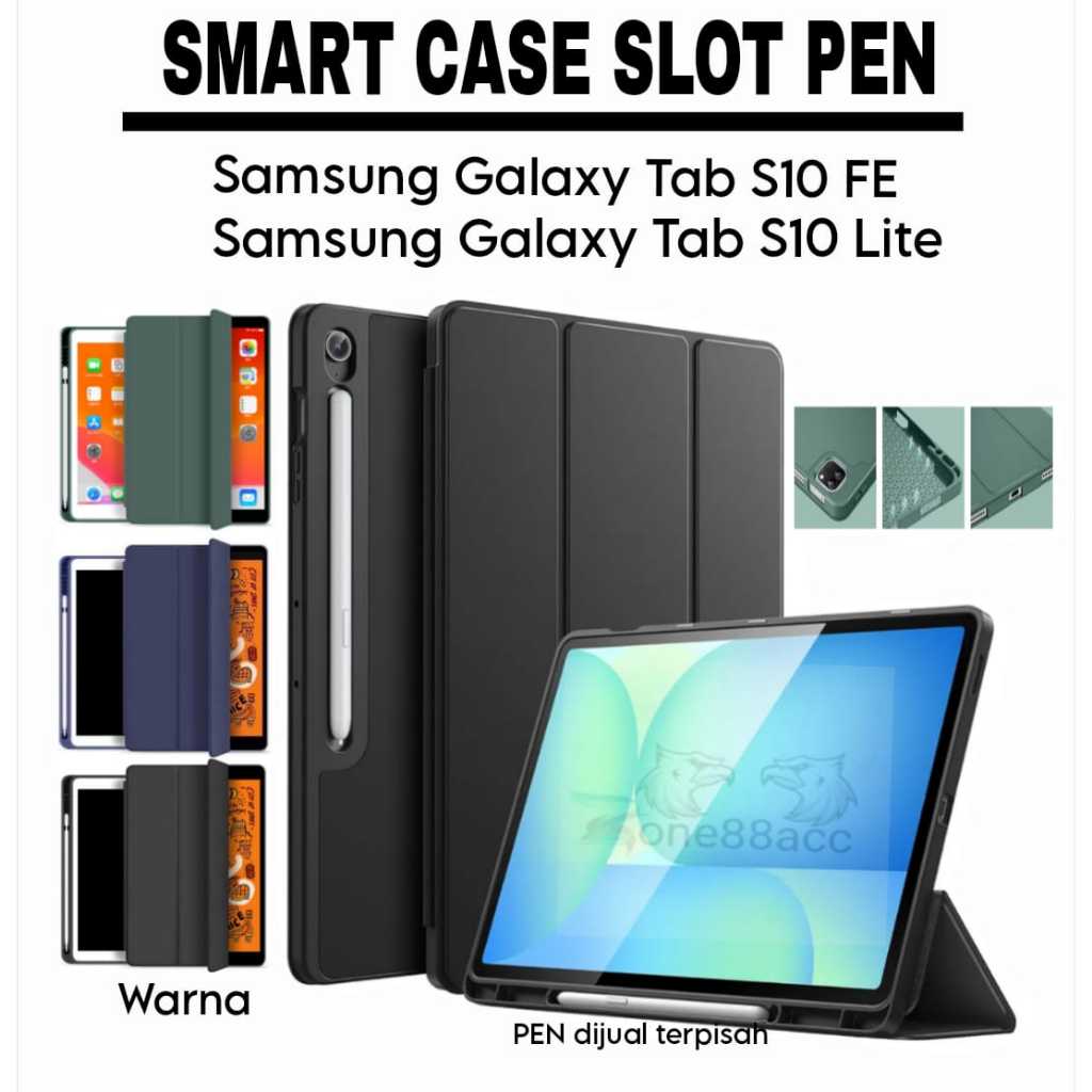 Smartcase Slot pen Samsung Tab S10 FE / samsung Tab S10 Lite 10.9"inch 2025  Case samsung tab s10 fe