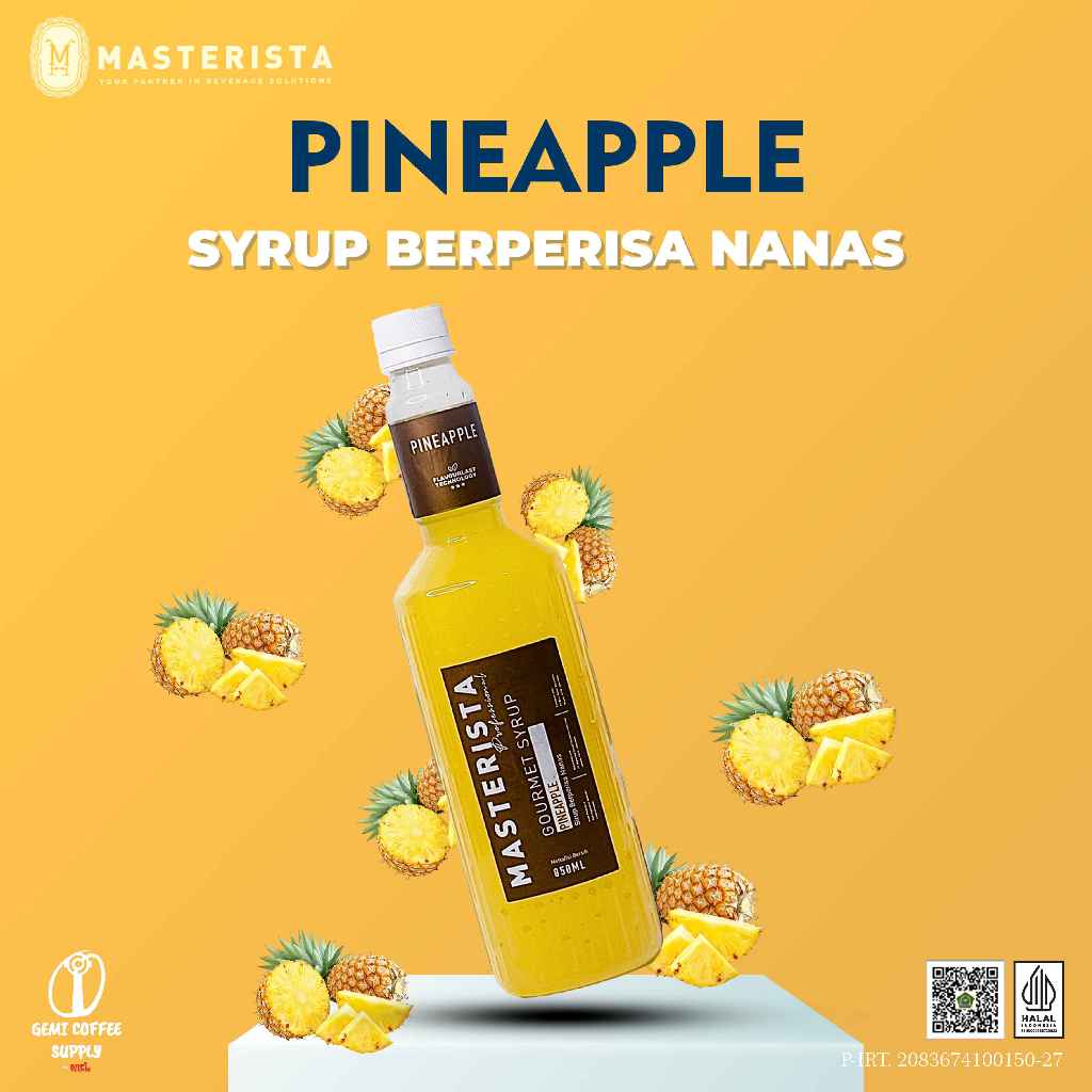 

Masterista Flavour Syrup - Pineapple 850ml
