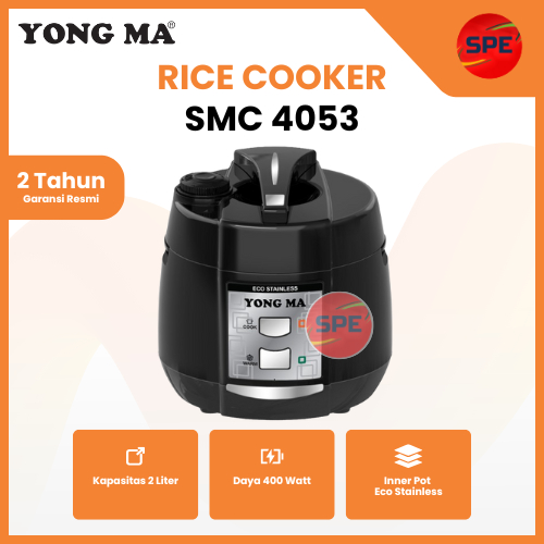 RICE COOKER / MAGIC COM YONG MA KAPASITAS 2 LITER SMC 4053 / SMC4053 GARANSI RESMI (MEDAN)